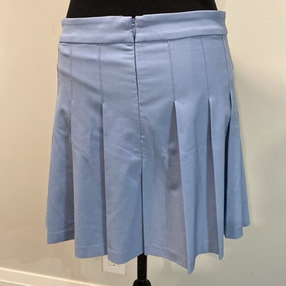 Women's Aritzia Sunday Best Micro Skirt Pleated Light Blue - Picture 7 of 12